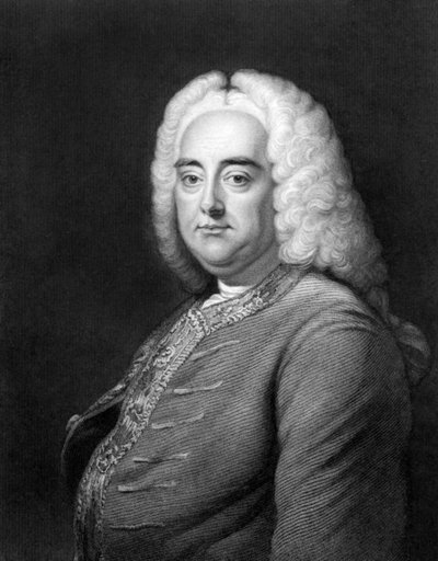 George Frederic Handel, Londres, Angleterre, vers 1750 - Unknown